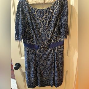 Eliza J Navy Mini Dress